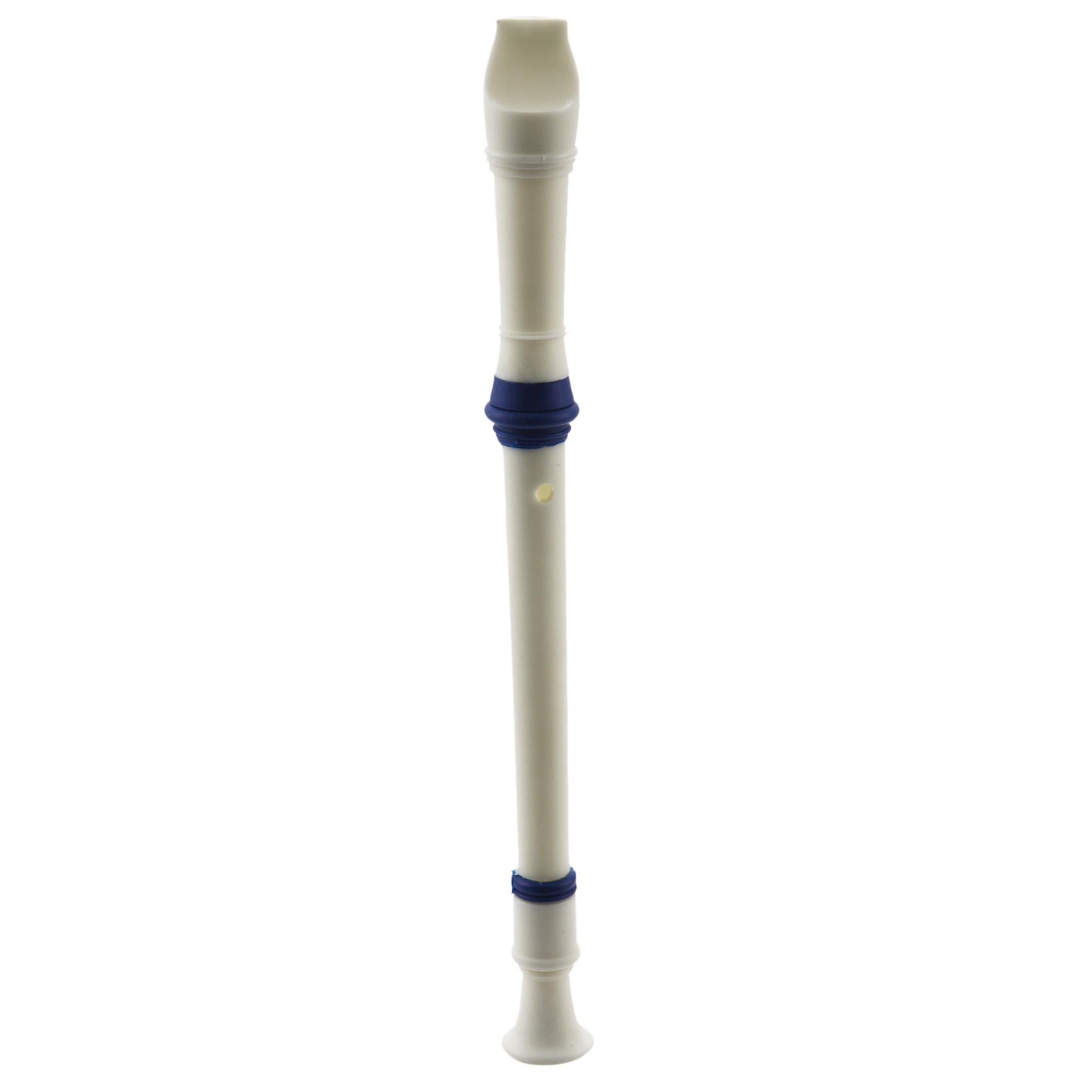 Soprano Recorder Plastic - 【ไซเบอร์มันเดย์】ขลุ่ยรีคอร์เดอร์โซปราโนพลาสติก 8 รู สำหรับนักเรียน สีเบจ-น้ำเงิน พร้อมไม้ทำความสะอาด