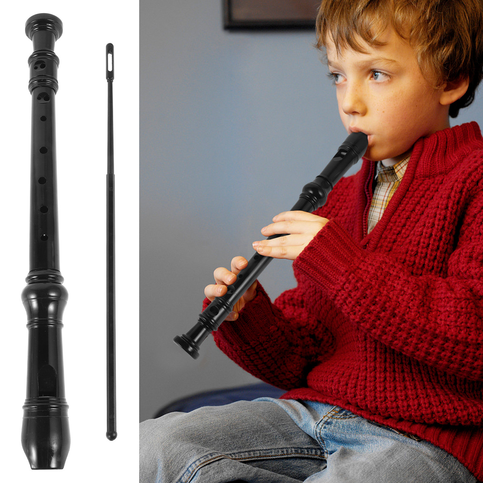เครื่องดนตรีรีคอร์เดอร์โซปราโน - Soprano Recorder Plastic บทวิจารณ์และราคา