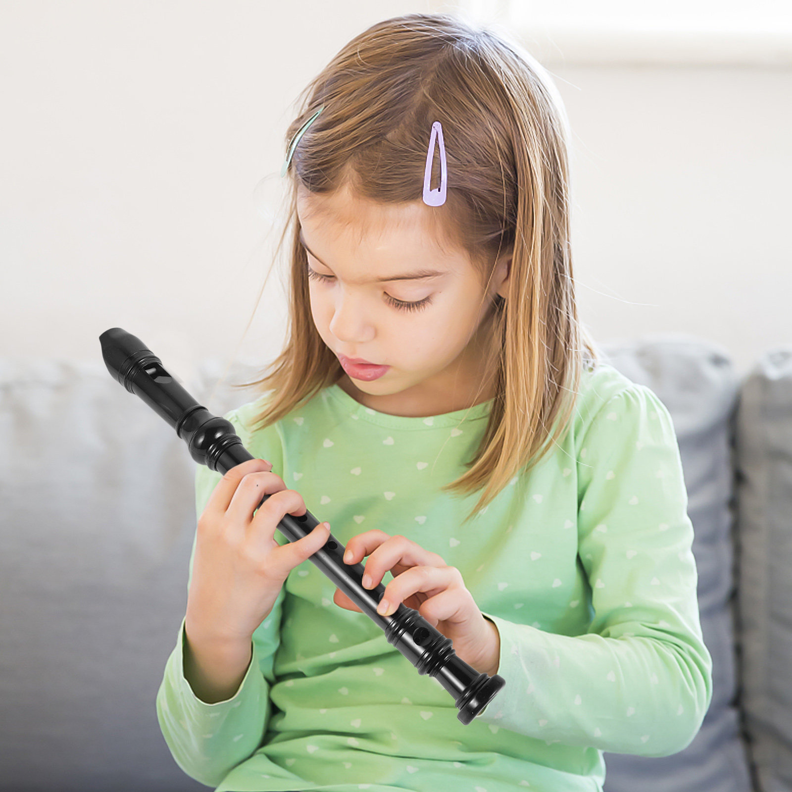เครื่องดนตรีรีคอร์เดอร์โซปราโน - Soprano Recorder Plastic บทวิจารณ์และราคา