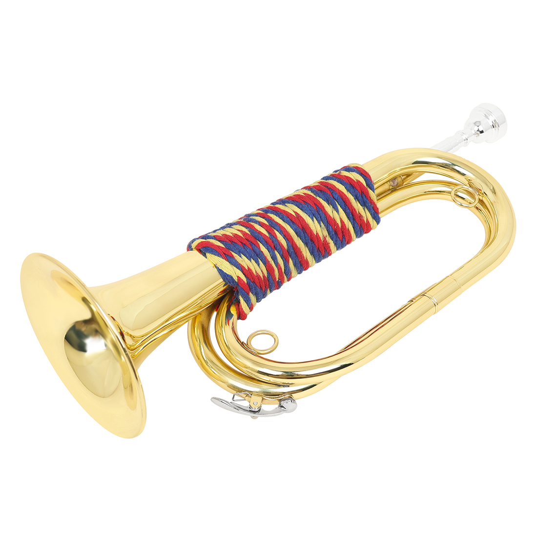 แตรทรัมเป็ตขนาดเล็ก Bb สีทอง แ - Musical Instrument Bugle บทวิจารณ์และราคา