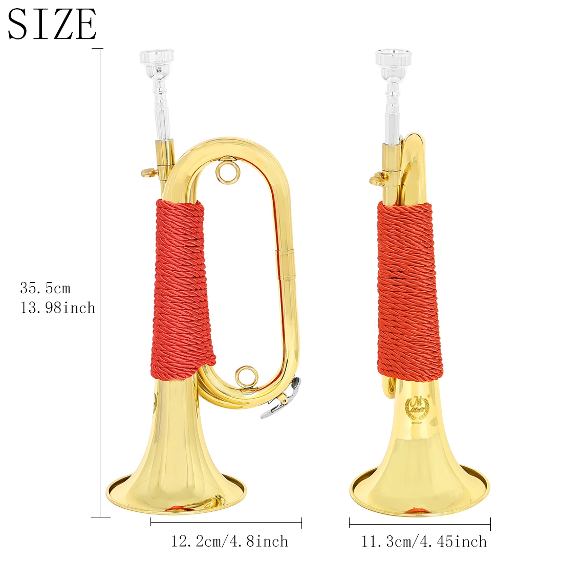M MBAT ฟลูเกิลฮอร์นสเปน ทรัมเป - Musical Instrument Bugle บทวิจารณ์และราคา